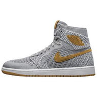 Air Jordan 1 Retro High Flyknit Wolf Grey