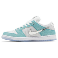 April Skateboards x Nike Dunk SB White and Multicolor