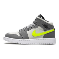 Air Jordan 1 Mid Gunsmoke Volt GS