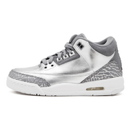 Air Jordan 3 Retro Premium Heiress Metallic Silver GS