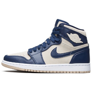 Air Jordan 1 Retro Premium Midnight Navy Light Cream