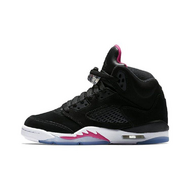 Air Jordan 5 Retro Black Deadly Pink GS