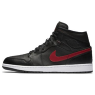 Air Jordan 1 Retro Mid Black Gym Red GS