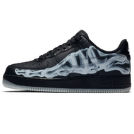 Nike Air Force 1 Skeleton Black on Black