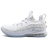 Nike LeBron 15 Low White Metallic Silver