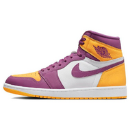 Air Jordan 1 Retro High OG University Gold and Light bordeaux
