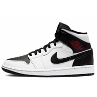 Air Jordan 1 Mid White Black Red Air Jordan 1 Mid White Black Red