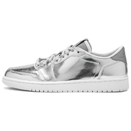 Air Jordan 1 Retro Low Pinnacle Metallic Silver
