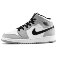 Air Jordan 1 Mid LT Smoke GrayDior GS