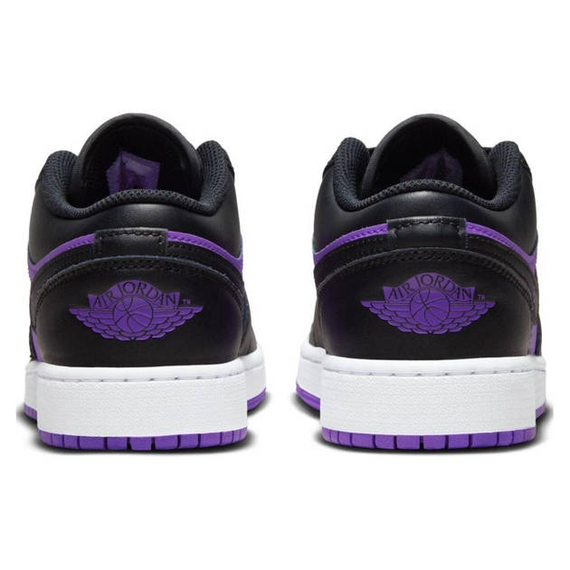 Air Jordan 1 Low Black Purple GS