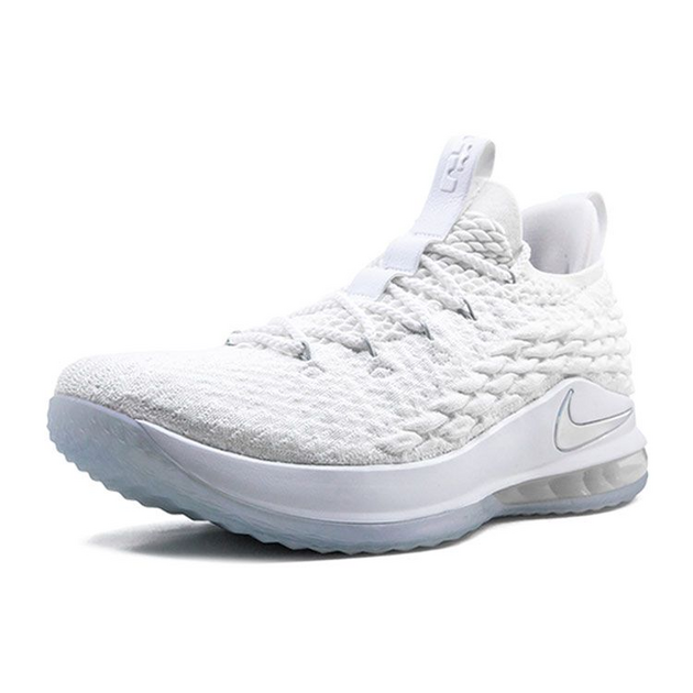 Nike LeBron 15 Low White Metallic Silver