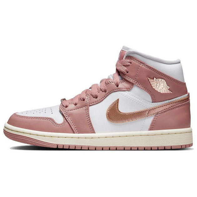 Air Jordan 1 Mid Se Red Stardust