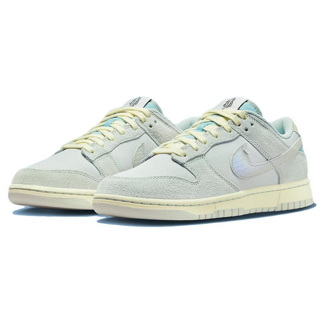 Nike Dunk Low Gone Fishing Light Silver and Ocean Bliss
