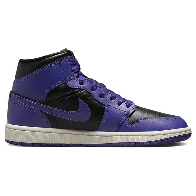 Air Jordan 1 Mid Purple Black