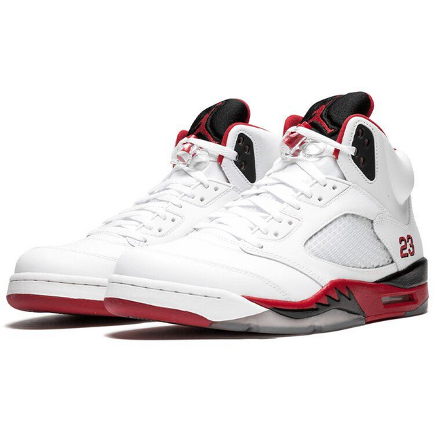 Air Jordan 5 Retro Fire Red Black Tongue 2013