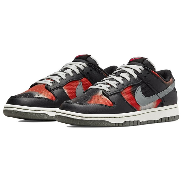 Nike Dunk Low Retro PRM Black and Tumbled Grey