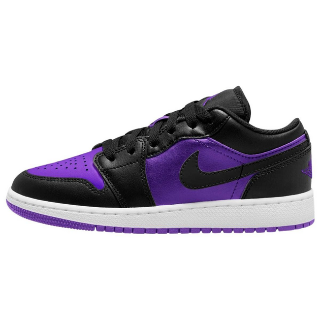 Air Jordan 1 Low Black Purple GS