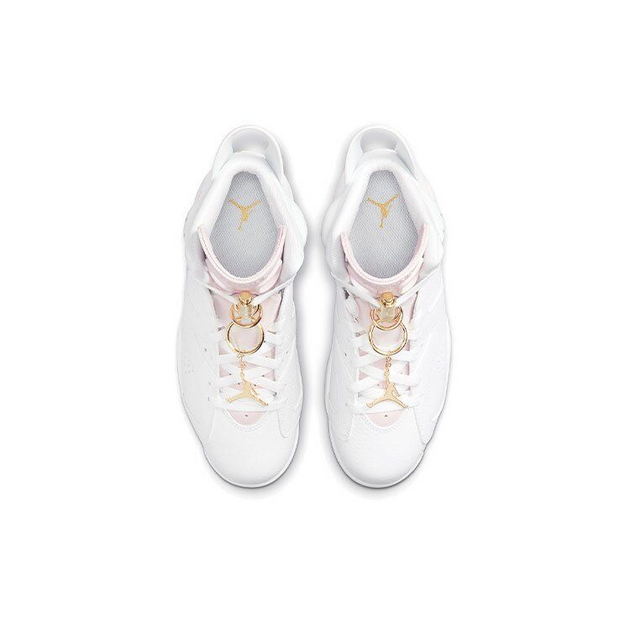 Air Jordan 6 Retro Gold hoops