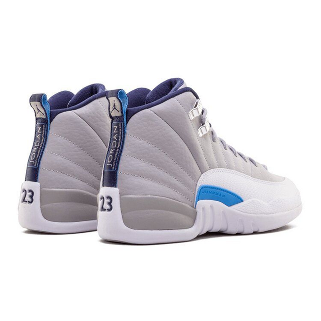 Air Jordan 12 Retro Grey University Blue GS