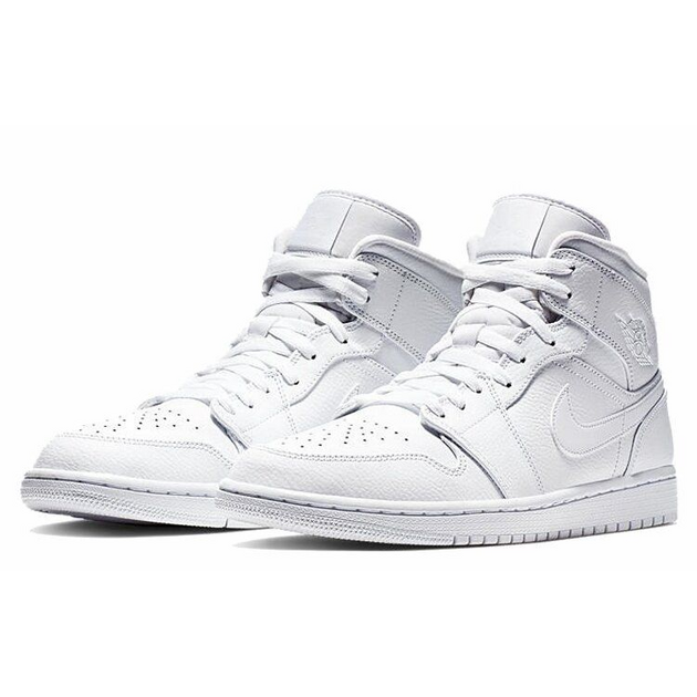 Air Jordan 1 Mid White 2019