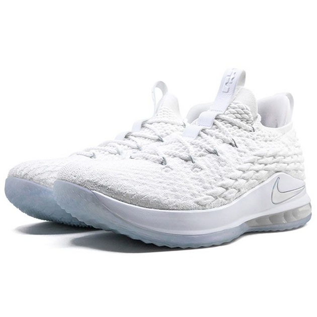 Nike LeBron 15 Low White Metallic Silver