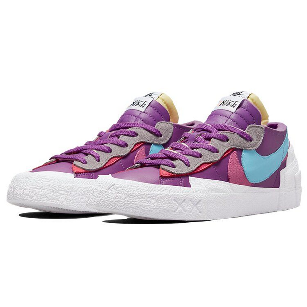 KAWS x Sacai x Nike Blazer Low Purple Dusk