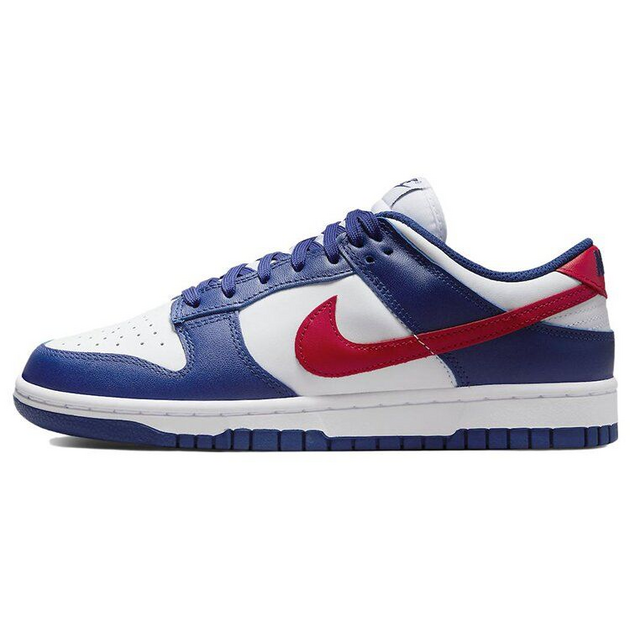 Nike Dunk Low White and University Red