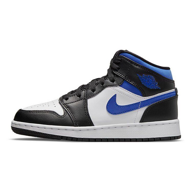 Air Jordan 1 Mid White Royal GS