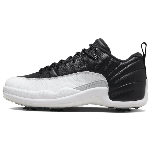 Air Jordan 12 Low Golf Black and White