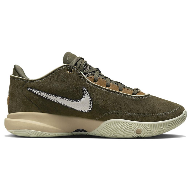 Nike LeBron 20 Olive Suede