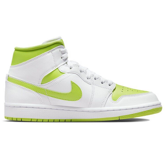 Air Jordan 1 Mid White Lime