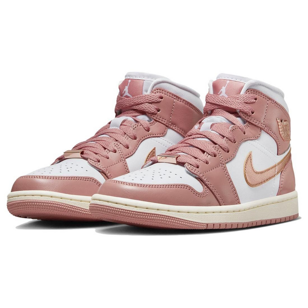 Air Jordan 1 Mid Se Red Stardust