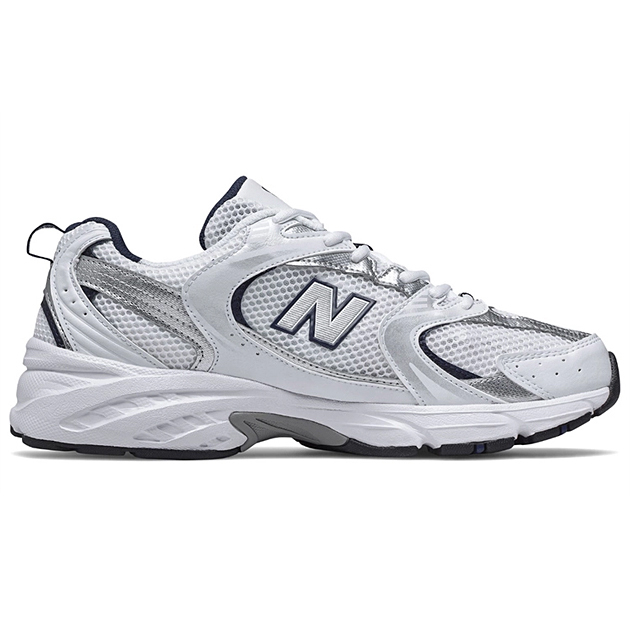 New Balance 530 White Silver Navy