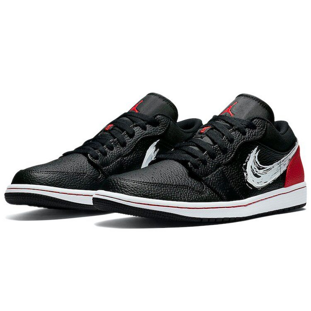 Air Jordan 1 Low Brushstroke Swoosh