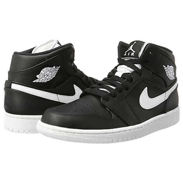 Air Jordan 1 Retro Mid Black White