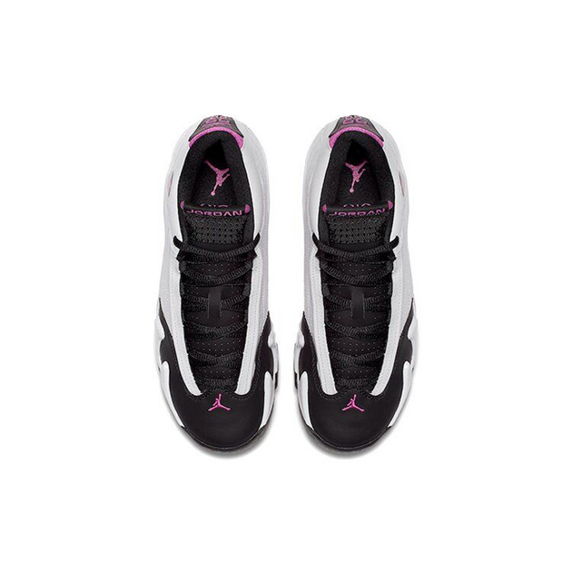 Air Jordan 14 Retro Fuchsia Flash Black Toe GS 2018