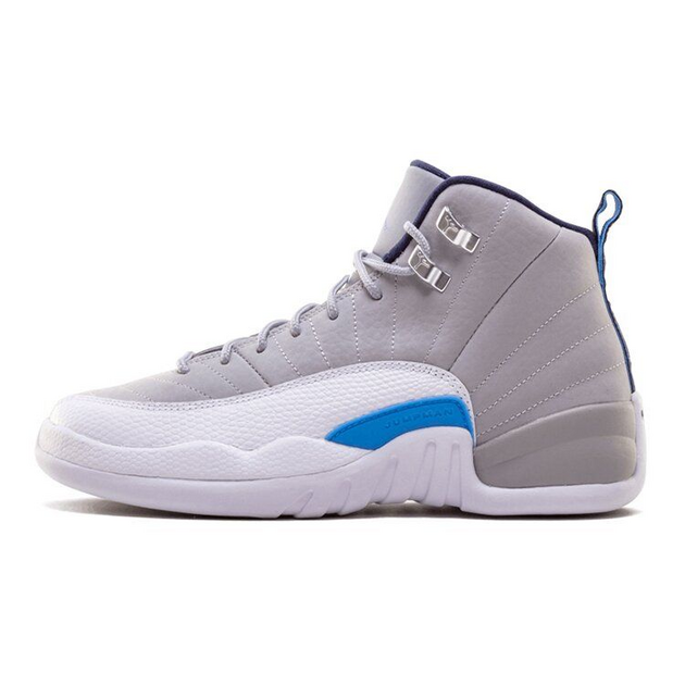 Air Jordan 12 Retro Grey University Blue GS