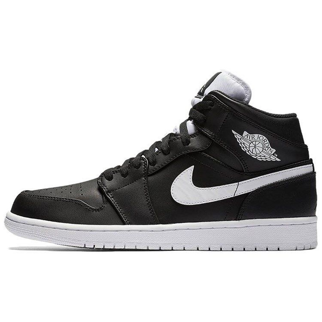 Air Jordan 1 Retro Mid Black White