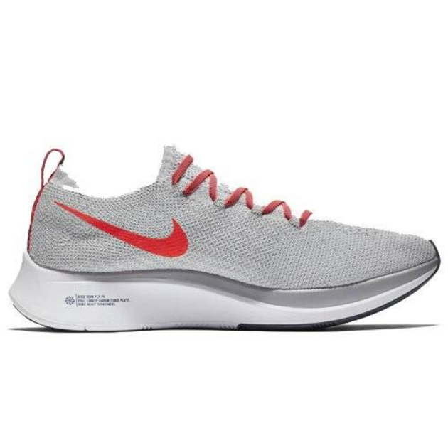 Nike Zoom Fly 1 Flyknit Pure Platinum Bright Crimson