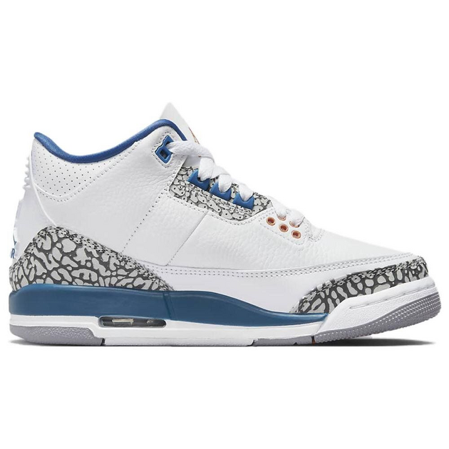 Air Jordan 3 Retro White and True Blue GS