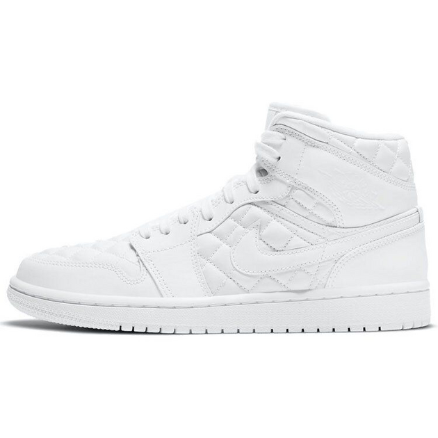 Air Jordan 1 Mid Quilted White