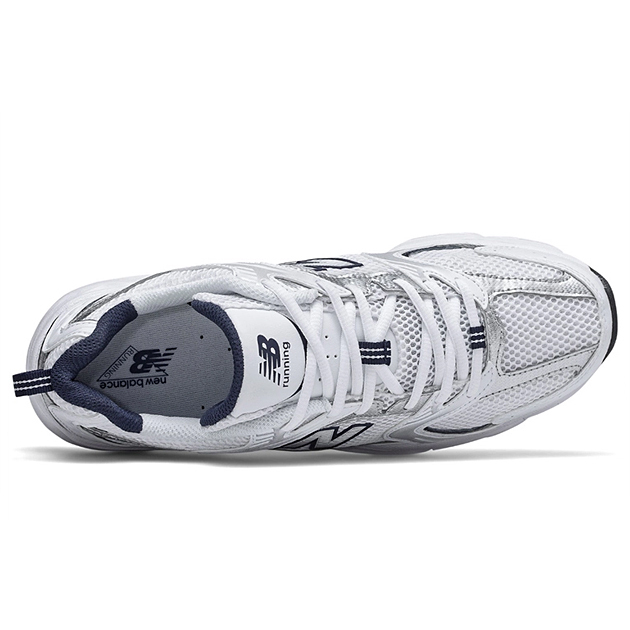 New Balance 530 White Silver Navy