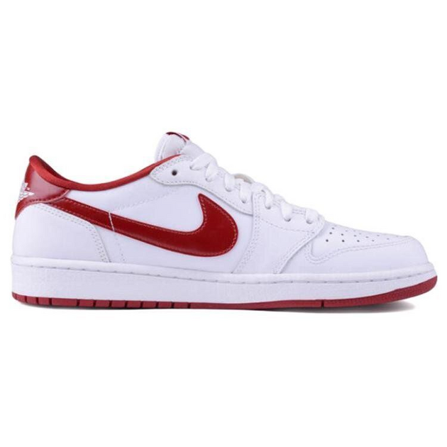 Air Jordan 1 Retro Low White Varsity Red