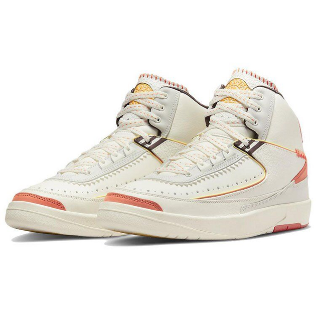 Maison Chteau Rouge x Air Jordan 2 Retro sp Orange and Sail