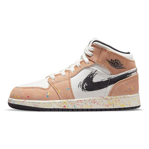 Air Jordan 1 Mid Se Splatter GS