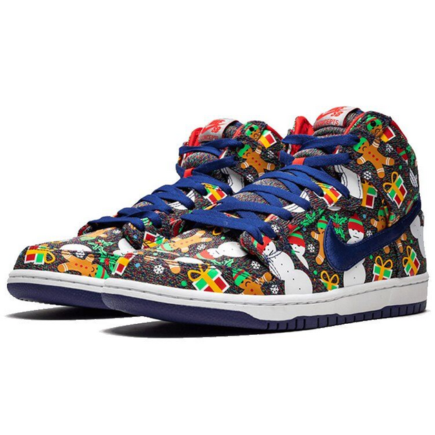 Concepts x Nike Dunk SB Ugly Christmas Sweater GS 2017