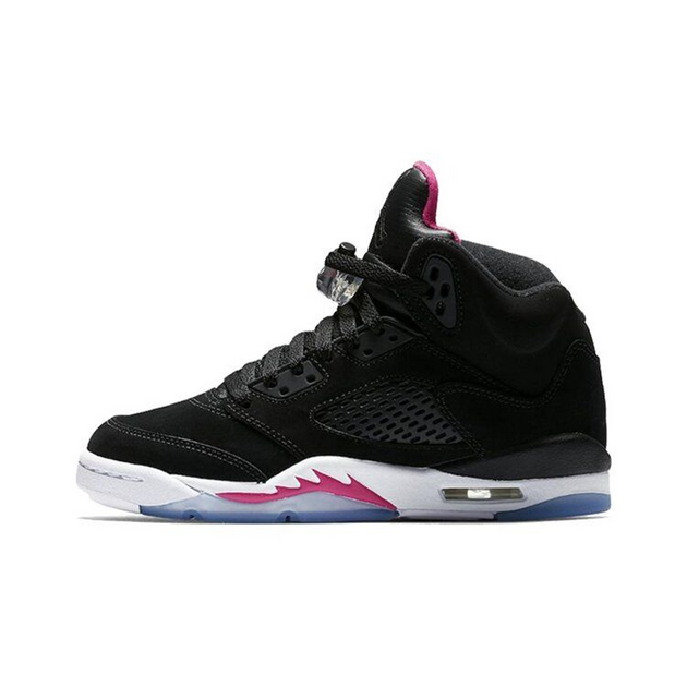 Air Jordan 5 Retro Black Deadly Pink GS