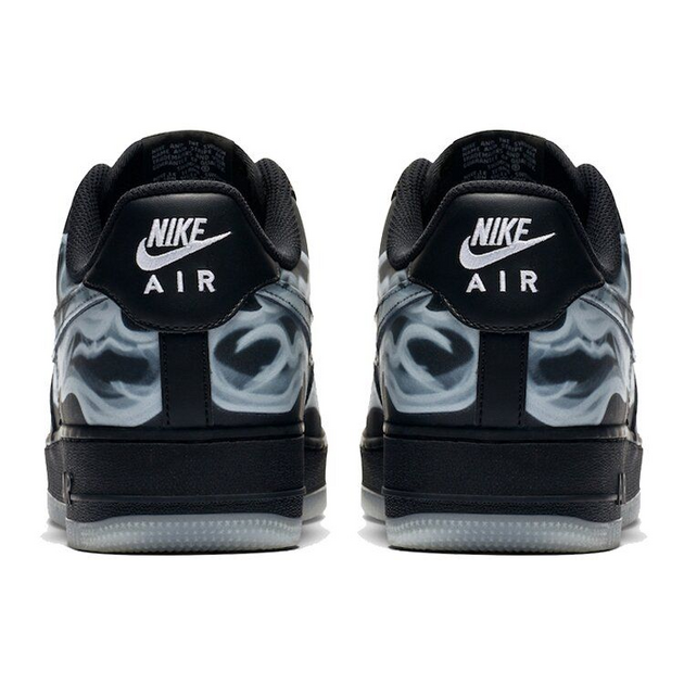 Nike Air Force 1 Skeleton Black on Black