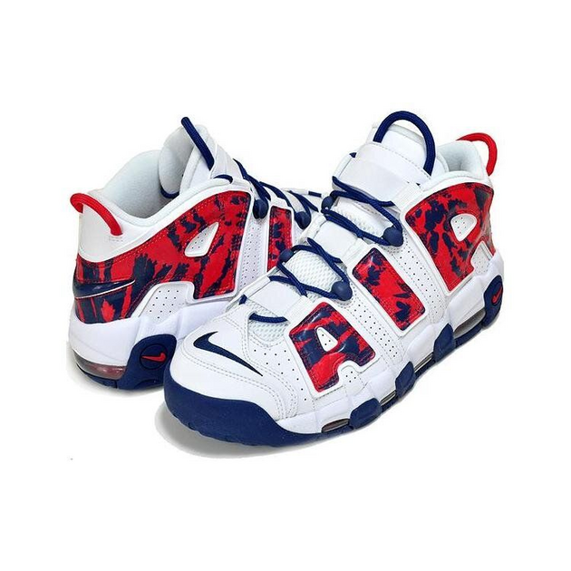 Nike Air More Uptempo Red Navy Camo Air