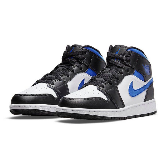 Air Jordan 1 Mid White Royal GS